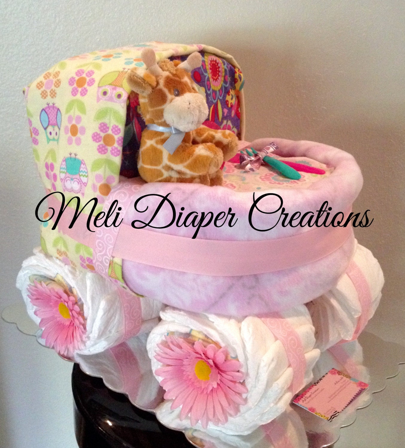 Baby Carriage Diaper Cake Stroller diaper cake