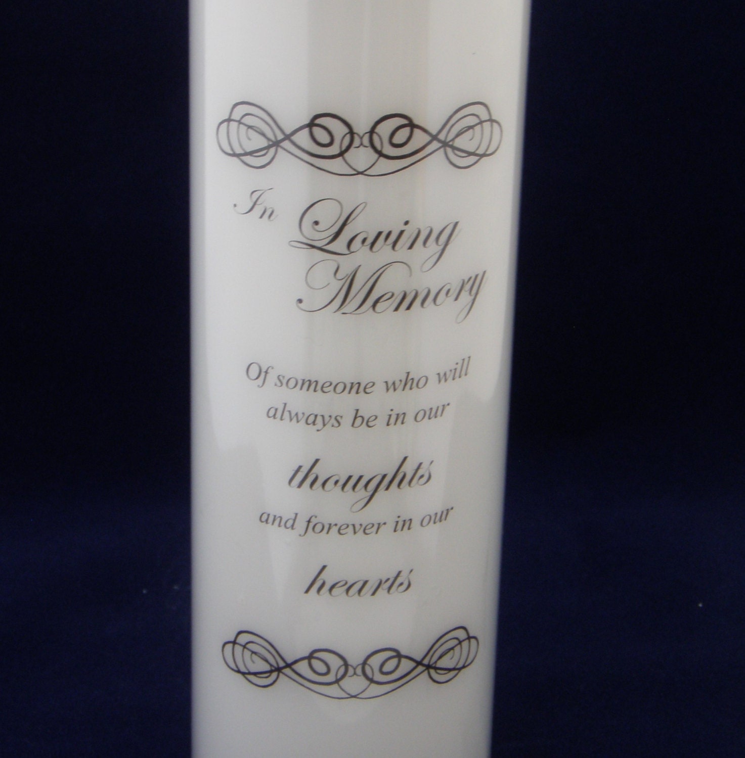 Personalised Memorial Candle In Loving Memory Candle