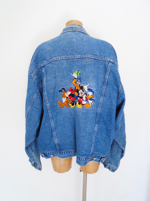 Disney Denim Jacket Vintage Jean Jacket 80s by PositivelyFlo