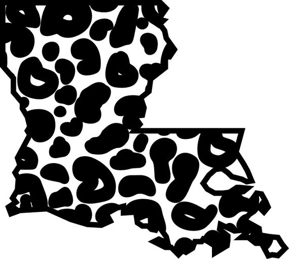 Download Louisiana Cheetah Leopard Jaguar Print SVG DXF FILE