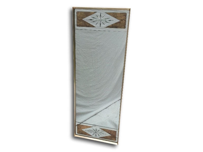 Atomic Starburst Mid Century Modern Floor Mirror Haute Juice