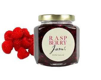 Gourmet Raspberry Jam // All Natural // New Hampshire Home Grown // 6 oz