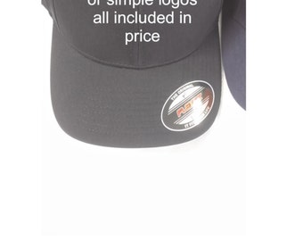 Custom embroidered hats- monogrammed hats, custom logo hats, business logo hats