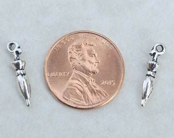 BULK 50 Tiny Umbrella, #BCH265, Antique Silver Charms, Silver Umbrella, Jewelry Charms, Silver Jewelry Supplies, Alloy Metal, Loose Charms
