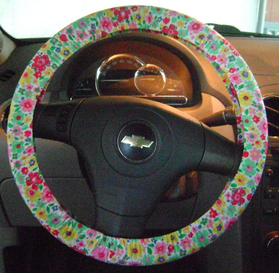 Fabric Steering Wheel Cover Car Decoration Travel by takealongs
