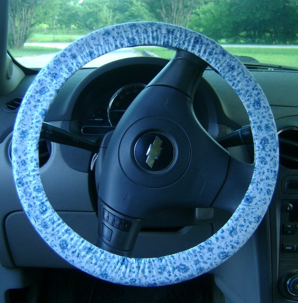 Fabric Steering Wheel Cover Car Decoration Travel Accessory