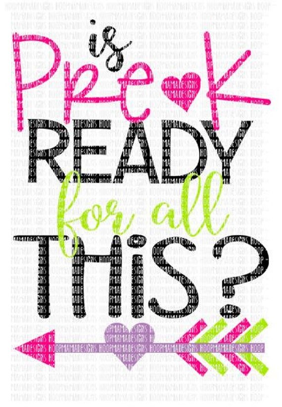 Is Pre K Ready for All This SVG DFX EPS and png by HoopMamaSVG