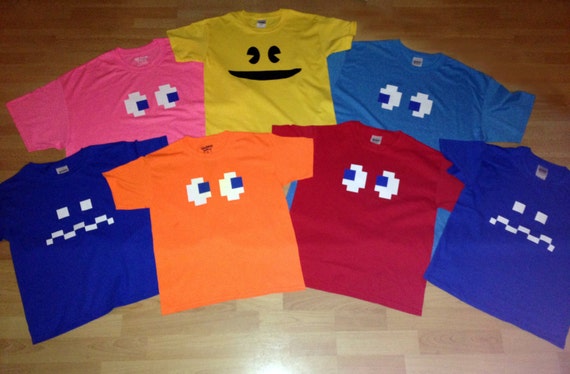 pac man ghost shirts