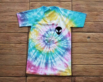 Preshrunk Cotton Tank Top Vest Classic Flo Rainbow Swirl Tie-Dye
