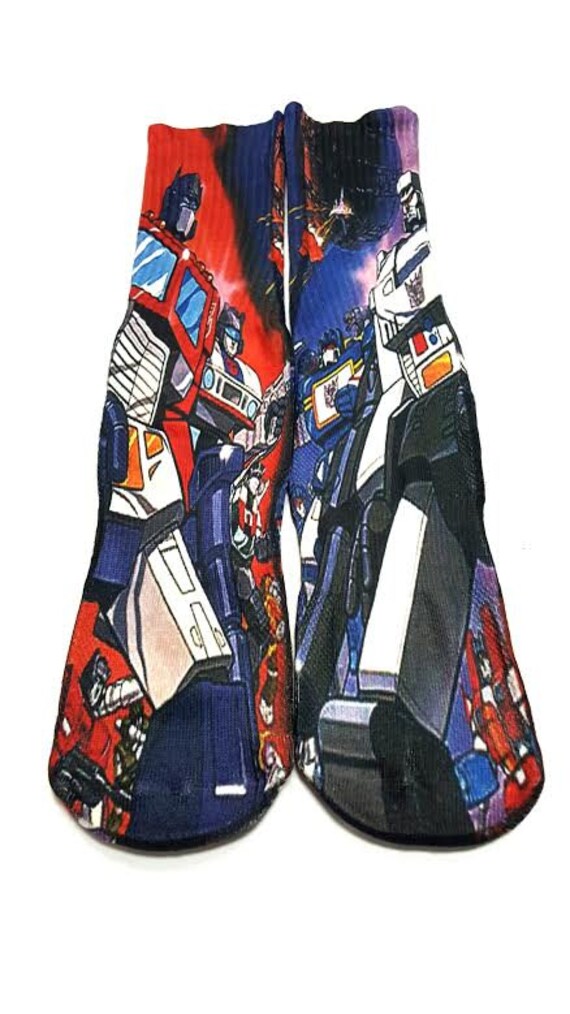 Transformer socks More than Meets the Eye Optimus Prime