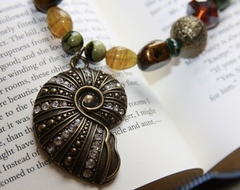 Nautilus Shell Necklace, Sea Shell Jewelry // Ursula Necklace