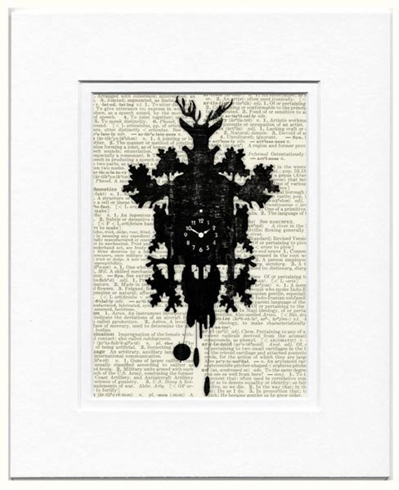 Cuckoo Clock dictionary page print