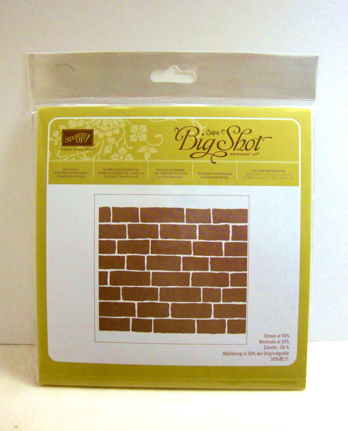Brick Wall Embossing Folder by Stampin Up Stampin Up Brick