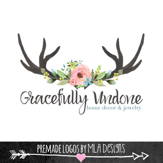 Premade Boutique Logo Premade Logos Custom Logo By Mladesigns