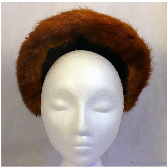 Klines Vintage Hat Fur Hat Pompadour Hat Face By Getluckyvintage