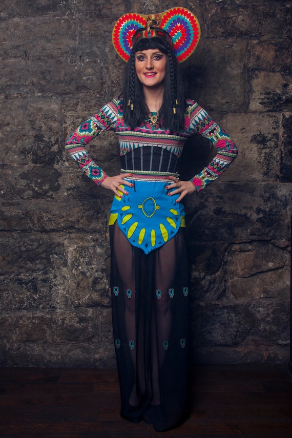 Katy-Patra Katy Perry Egyptian inspired Costume - Dark Horse Video - Custom Made