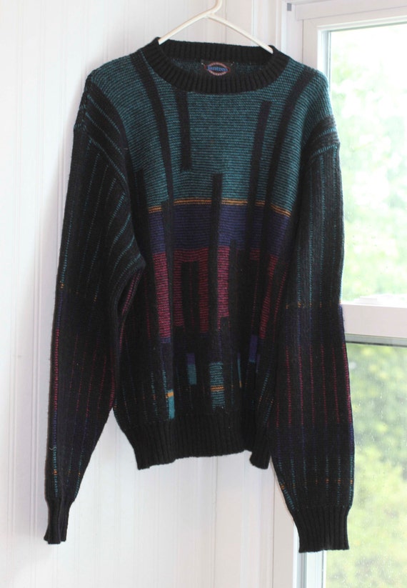 Mens Vintage Jantzen Sweater Trendy Fall or Winter Pullover