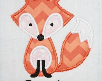 Fox Baby Burp Cloth Personalized, Fox Baby Burp Rag, Fox Baby Burpee, Monogram Baby Burp Cloth