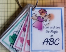 Unique laminated flash card related items | Etsy