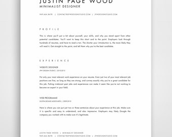 resume tamplet