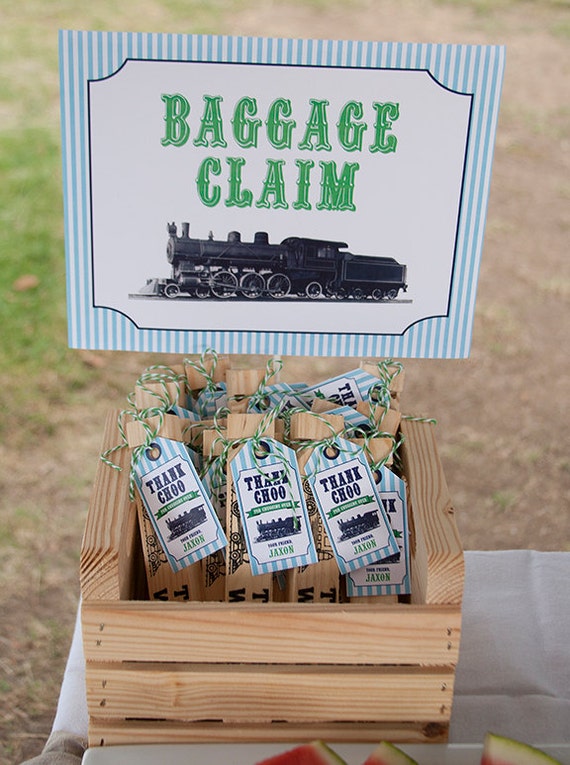 Train Baggage Claim Sign Train Party Decorations Printable train-baggage-claim-sign-train-party-decorations-printable