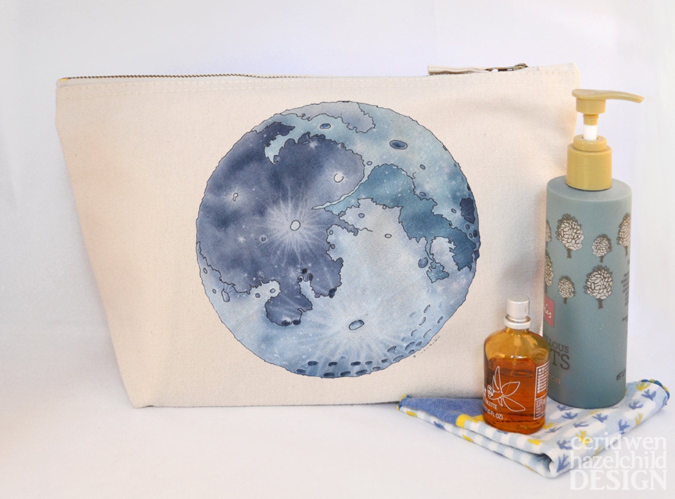 moon makeup bag