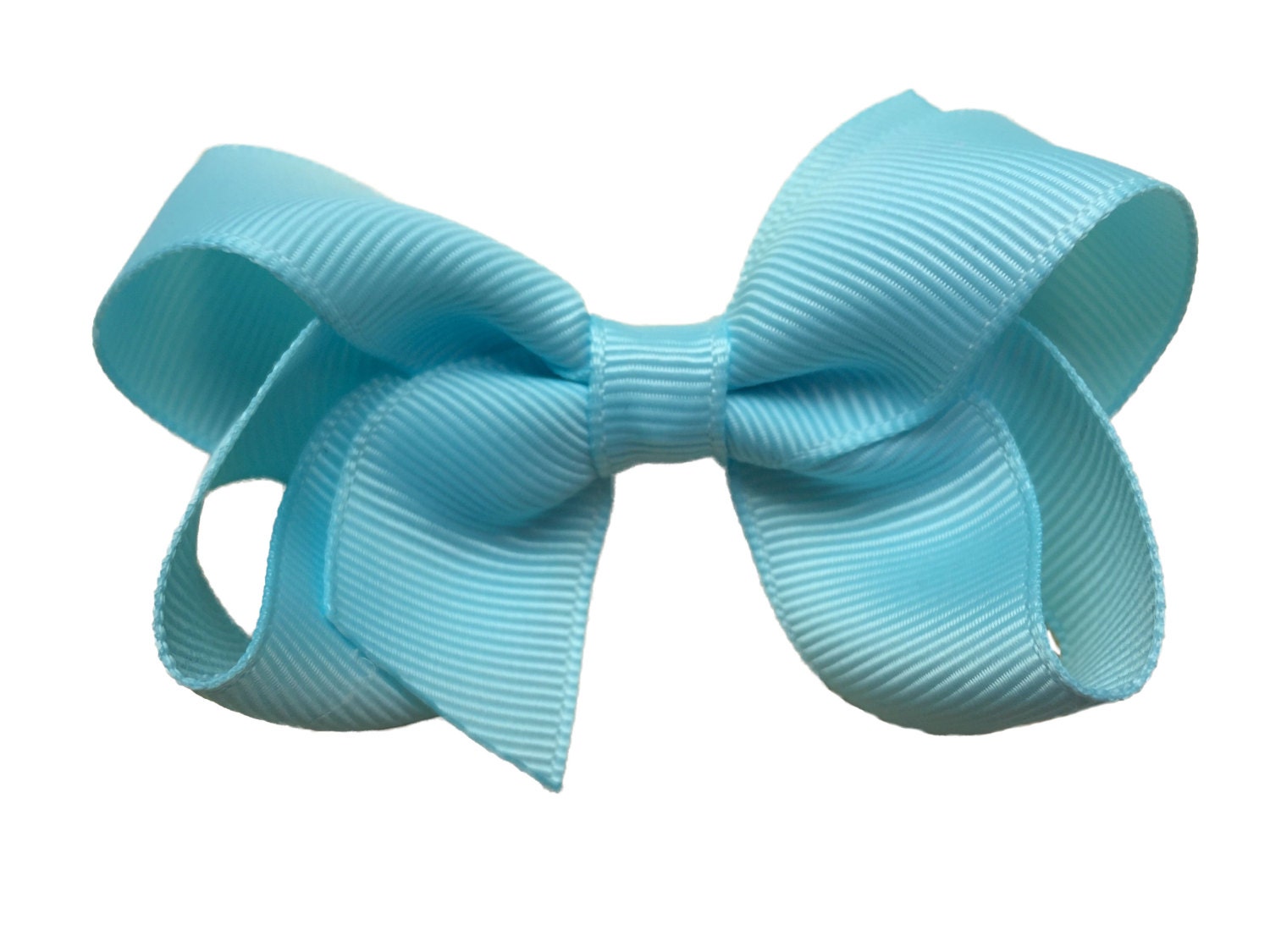 3 inch Ocean blue hair bow light blue bow baby bows