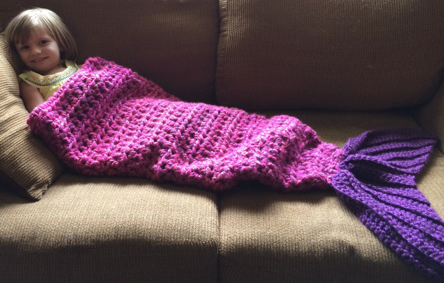 yarn bulky gloves pattern fingerless crochet Mermaid crochet mermaid blanket by TheHooknNook tail blanket