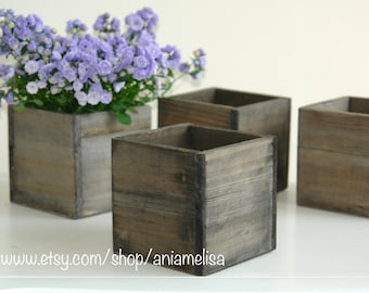 Wood Box Wooden Boxes For Centerpieces Planter Flower Rustic Pot Square Vases Wedding Top Wood Box Wooden Boxes For Centerpieces Planter Flower Rustic Pot Square Vases Wedding Top