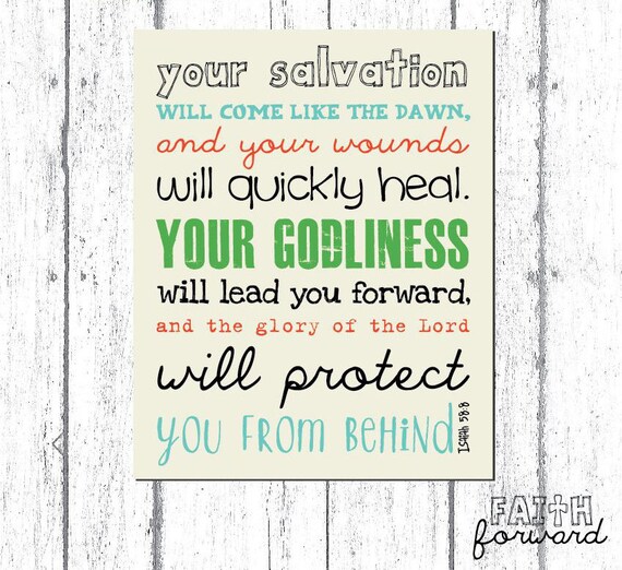 PRINTABLE Art printable Scripture Art Bible Verse by faithforward