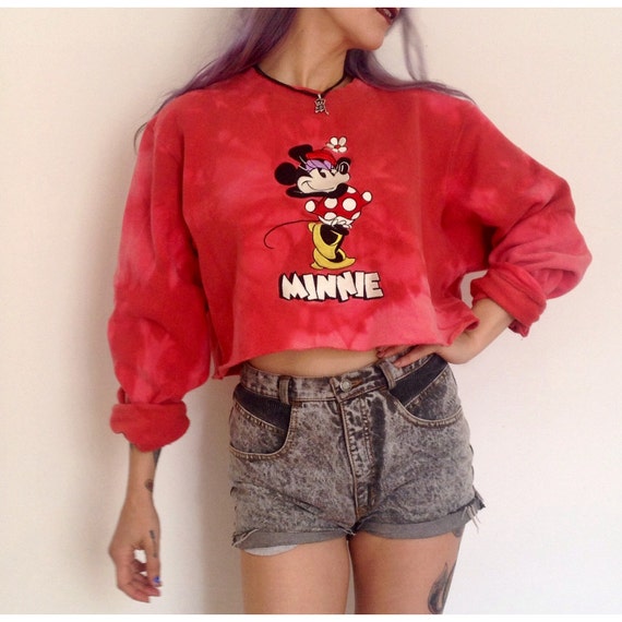 disney crop sweatshirt