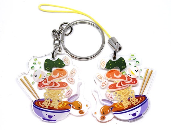  Cute Ramen Keychain Cute Ramen Phone Charm ramen japan