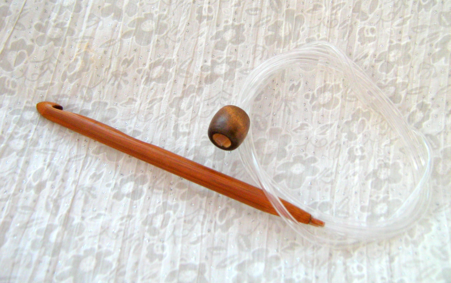 10mm Bamboo Tunisian Crochet Hook Inline Style Smooth