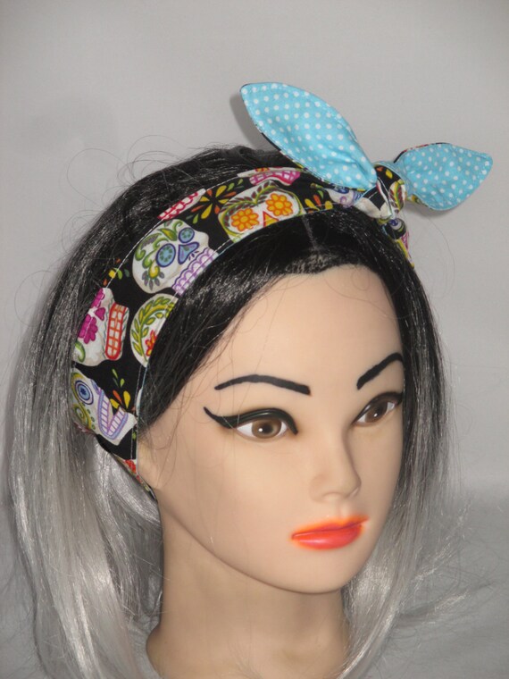 Headband Pin-up Vintage Retro Style 50s Rockabilly Head Scarf