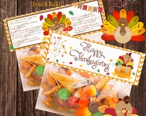 Thanksgiving baby shower favors