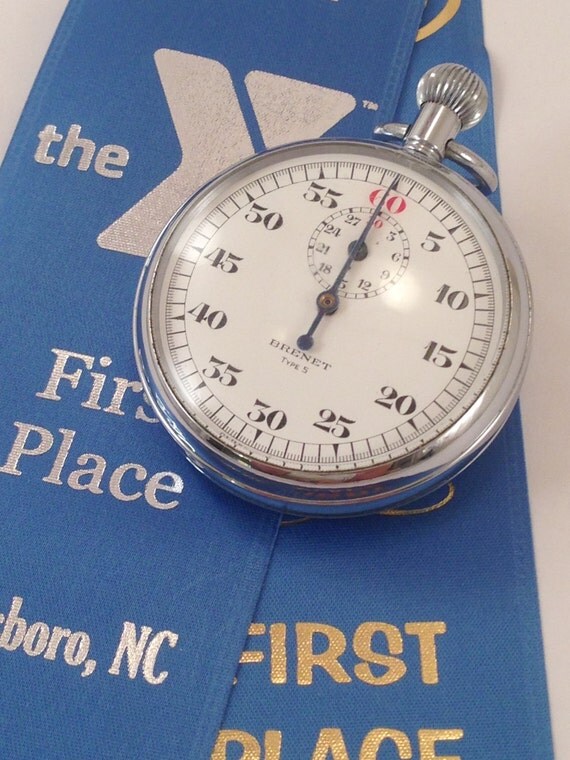Vintage Type 5 Wind Up Stopwatch Made by Meylan