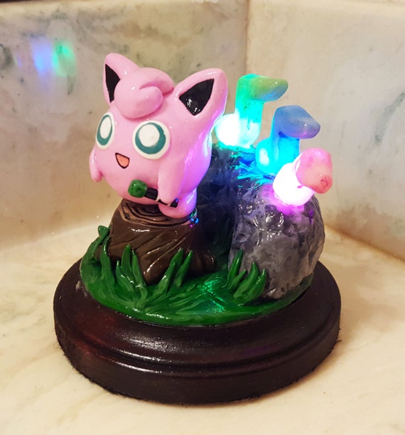 LightUp Jigglypuff Sculpture (Made to Order)