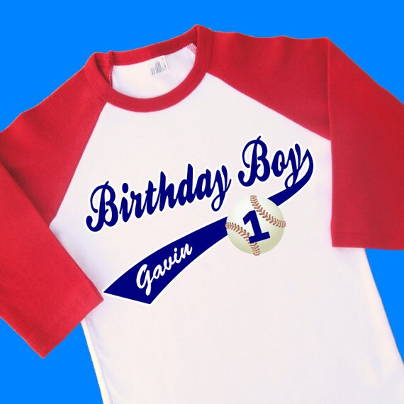 personalized baseball birthday shirts