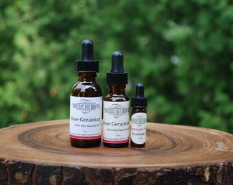 Rose Geranium essential oil-essential oil 100% pure-essential oil-Pure essential oil-Rose Geranium oil-aromatherapy-supplies-1oz-1/2oz-dram