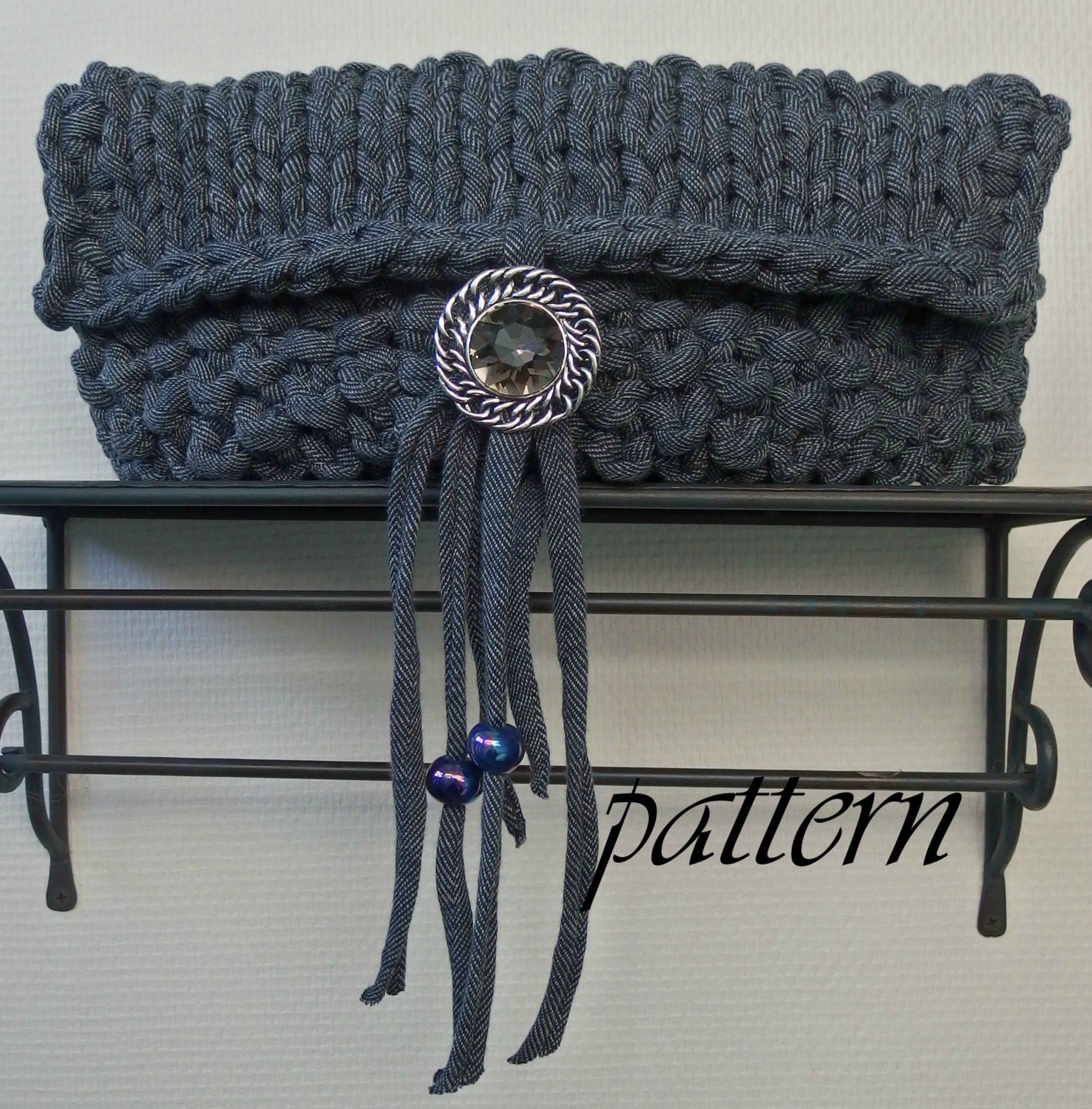 Knitting pattern t-shirt yarn clutch with by ...