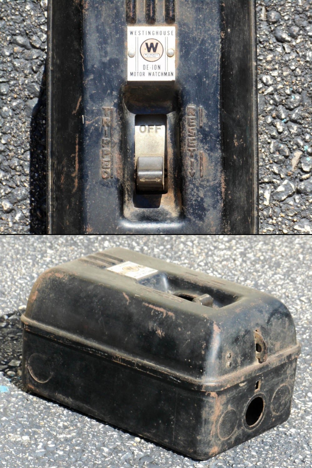 Antique 40s Westinghouse Electric DE-ION AC circuit breaker