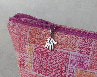 Hand Made Zipper Charm, Hand Made Zipper Pull