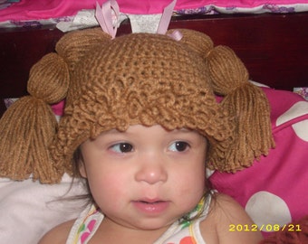 Crochet Cabbage Patch Hat