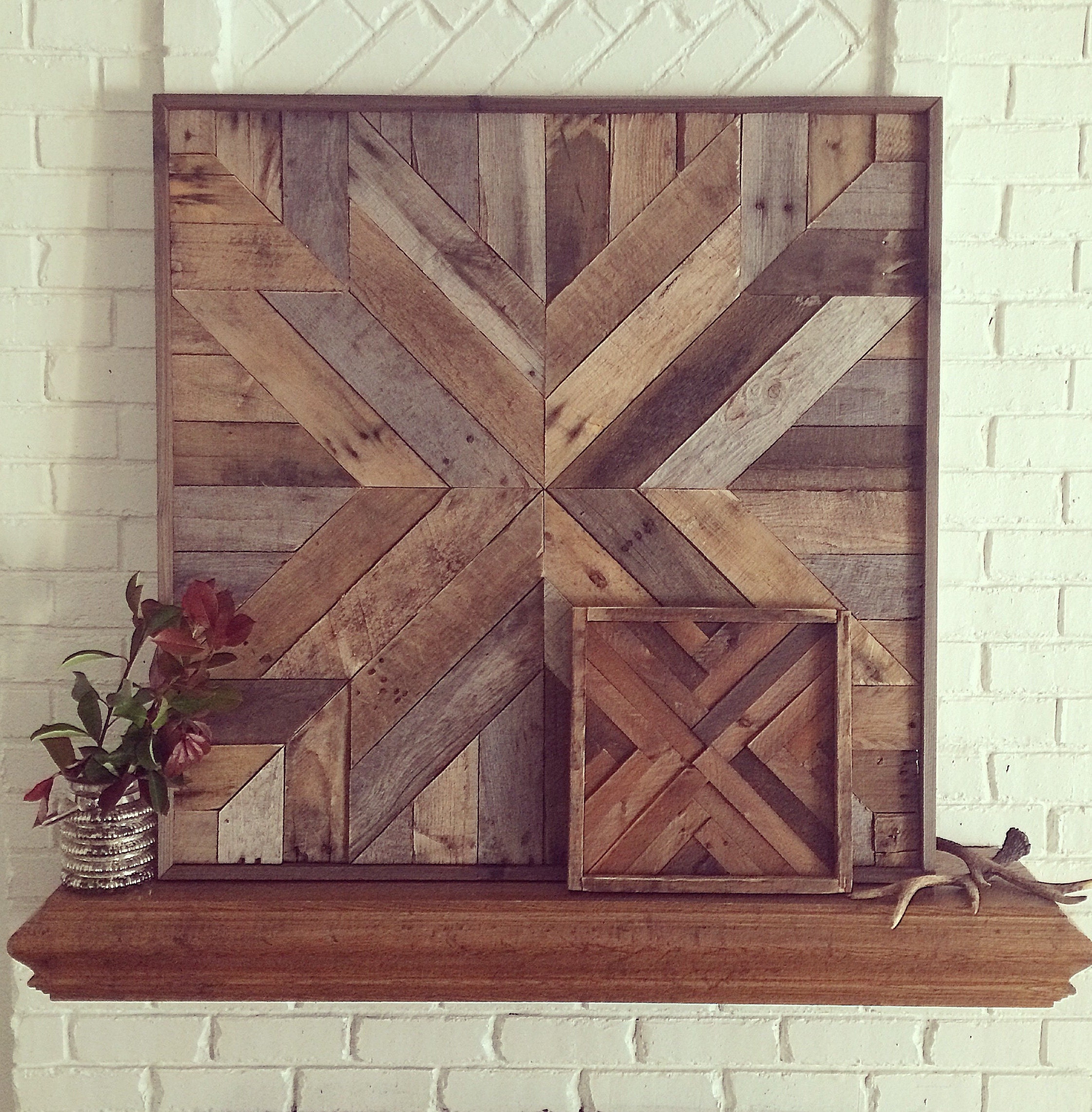 Reclaimed Wood Wall Art barn wood reclaimed art