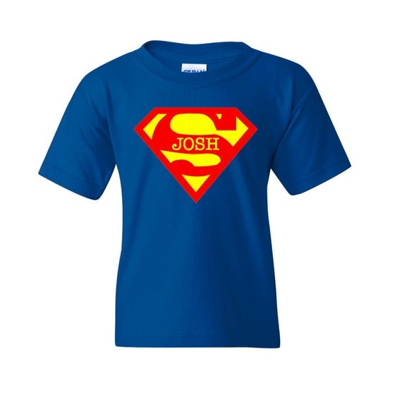 Personalized Superman tshirt Superman Inspired shirt