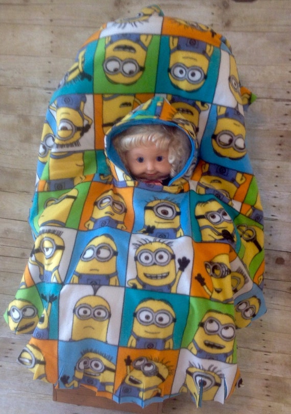 Minions Toddler Car Seat Poncho