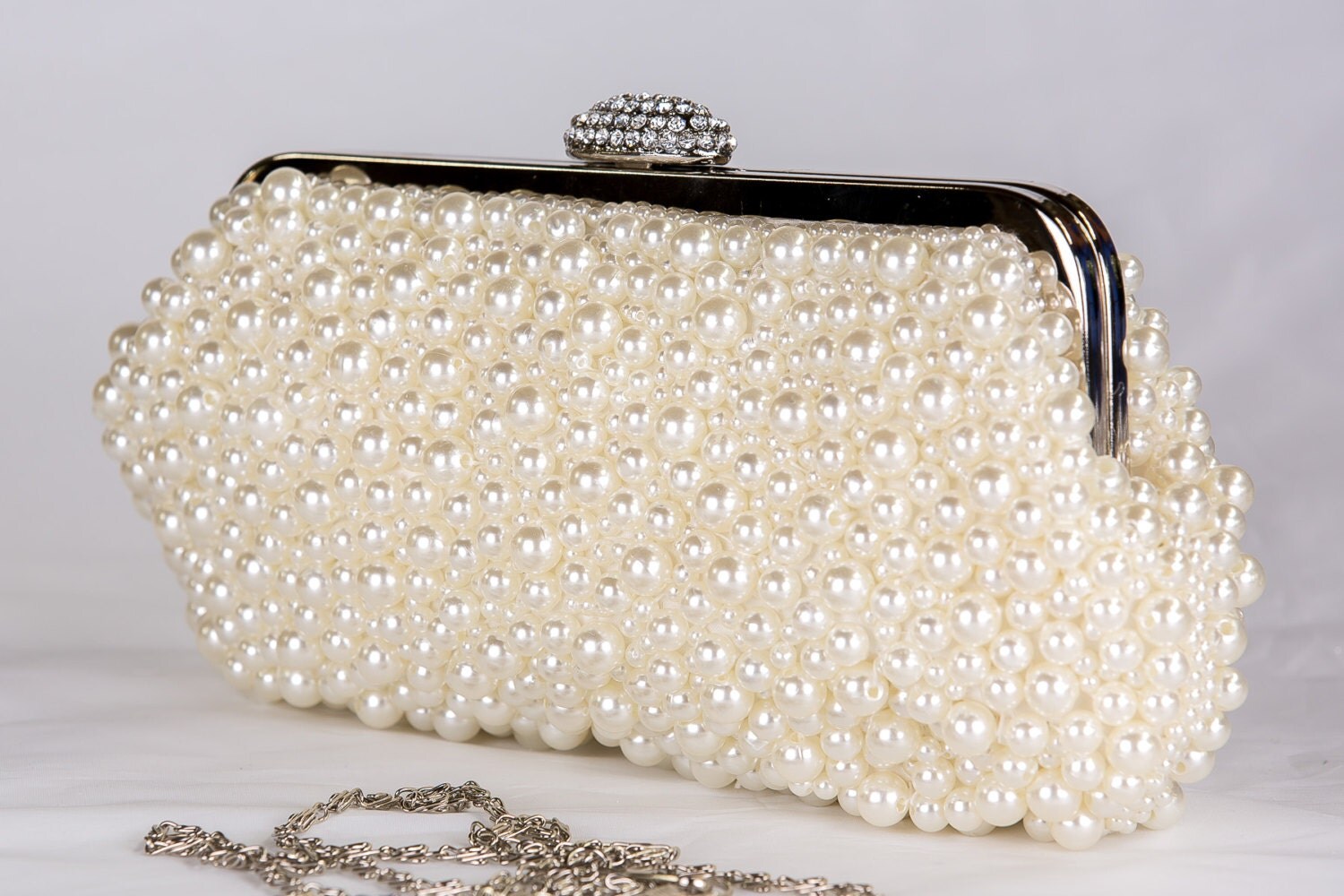 Pearl Clutch Bag Evening Clutch Bridal Clutch Bag Custom