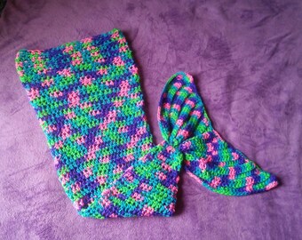 Crochet Mermaid Tail, Custom Made to Order, Newborn to Adult, Crochet Mermaid Blanket, Mermaid Cocoon, Mermaid Afghan, Custom Crochetables