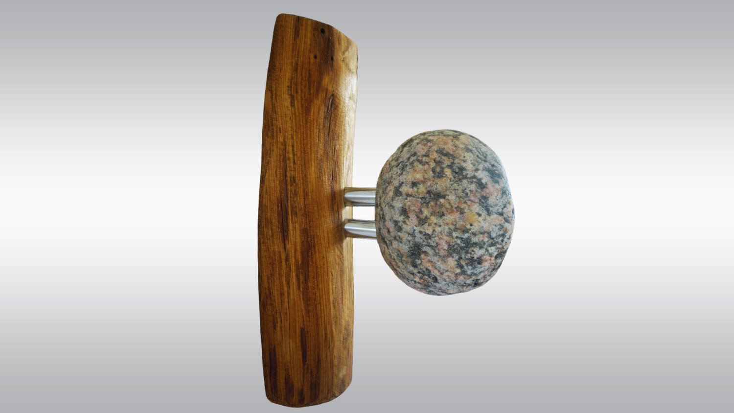 Stone hooks coat hooks Stone towel hook rock towel by LEDinStone