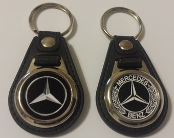 Mercedes keychain mix logo fob